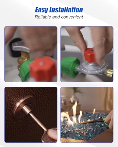 LP Burner Connection Kit, Propane Fire Pit Replacement Part - Image 7