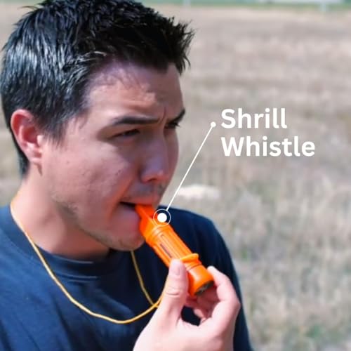 5 in 1 Survival Whistle. Compass, Whistle - Image 4