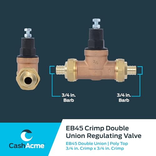 Cash Acme EB45 Pressure Regulating Valve, Double Union - Image 3
