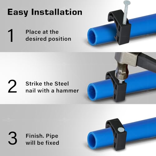 Highcraft ID234x50 Half Clamp with Nail For Pex Tubing | Hand Tools - Image 6