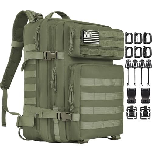 Createy 45L Military Tactical Backpack Large 3 Day Assault - Image 2
