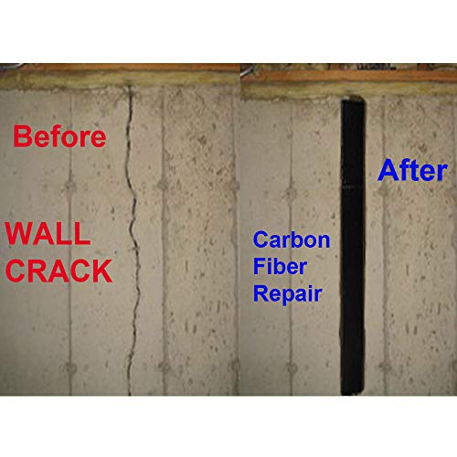 10 ft. Carbon Fiber Basement Wall & Foundation Crack | Home Repair - Image 4