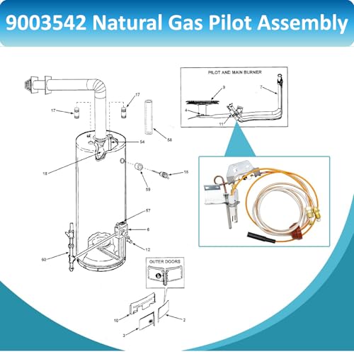 Long Term 9003542 Pilot Assembly Replacement for Natural Gas - Image 4