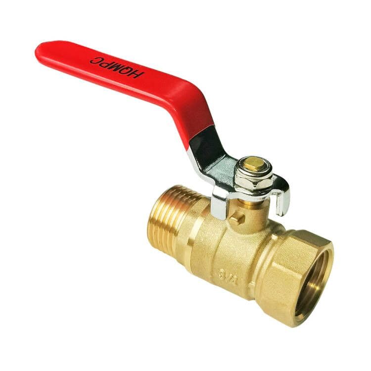 Garden Hose Shut Off Valve Ball Valve 3/4" GHT Water Hose Shut - Image 1