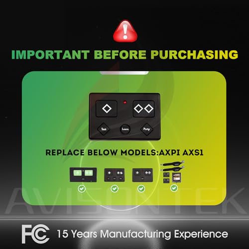 2-Pack Ghost Controls Gate Opener Remote Replacement AXP1 AXS1 - Image 3