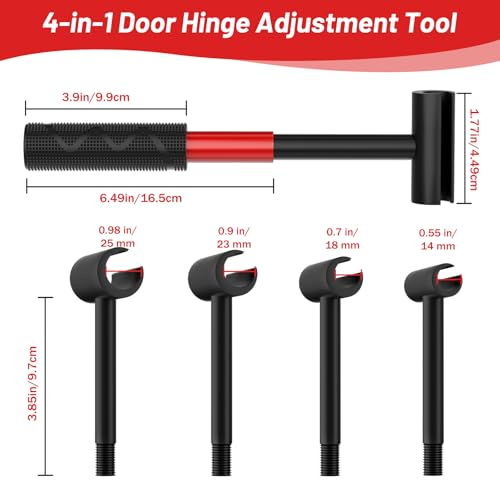 4-in-1 Door Hinge Adjustment Tool, Hinge Gap Adjusting | Hand Tools - Image 3