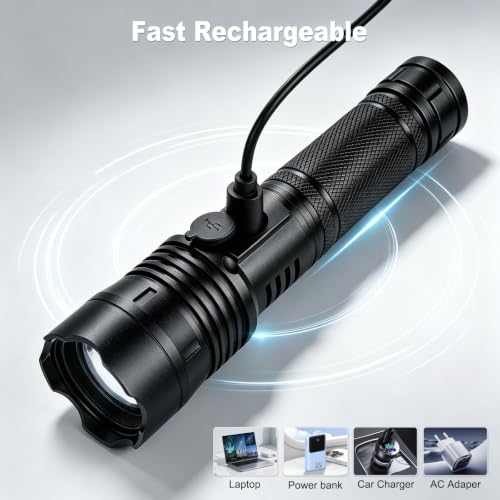 Rechargeable Flashlights High Lumen, 990 - Image 4