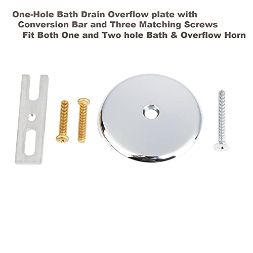 Push & Lock Bathtub Drain Conversion Kit,Chrome Plated - Image 4