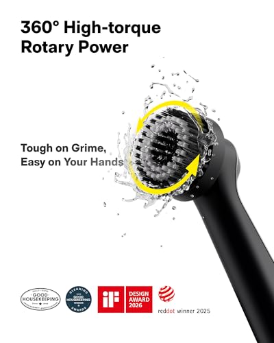 HOTO Wand™ Cordless Spin Scrubber, Electric Grout Brush - Image 3