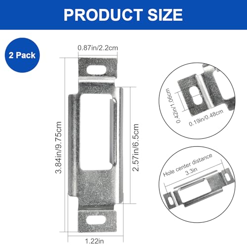 314301 RV Door Strike Plate, Camper Door Latches Replacement - Image 3