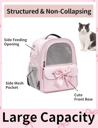 Cat Backpack Carrier for Cats and Small Dogs, Cute Puppy - Image 6