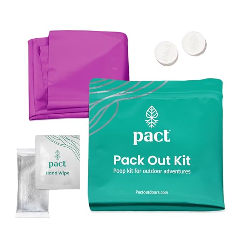 PACT Pack Out Kit | Camping Poop Kit Includes Wet Wipes & - Image 4