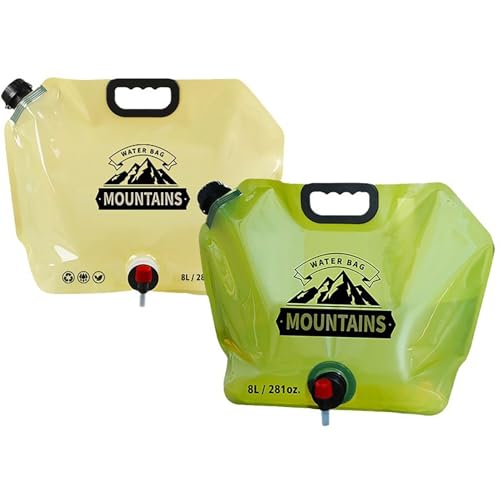 Outdoor Water Bag with Faucet, 2 Pcs Random Color 8 L(281 - Image 2
