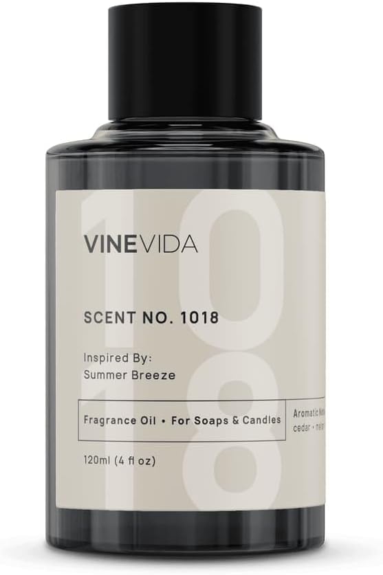 VINEVIDA [4oz] Scent No.1018 Fragrance Oil for Candle & Soap Making - Natural Candle Scents Made in USA