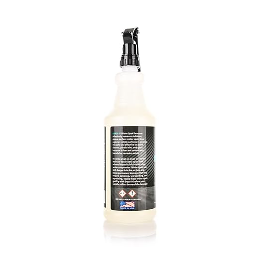 Erase It Water Spot Remover - Removes Stubborn Hard Water Spots & Mineral Deposits – Safe for Paint, Chrome, Plastic Trim & Glass – Acid-Free Gel Formula (1 Quart)