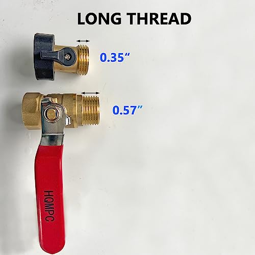 Garden Hose Shut Off Valve Ball Valve 3/4" GHT Water Hose Shut - Image 6