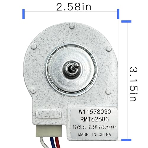 W11578030 Refrigerator Evaporator Motor | Compatible - Image 3