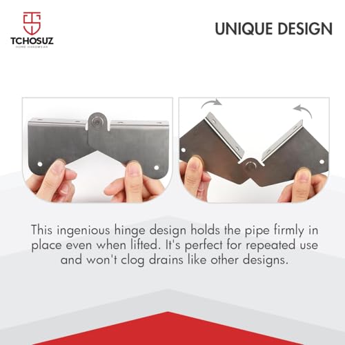 2 Pcs Gutter Extension Hinge, Downspout Extension Flip-Up Hinge - Image 6