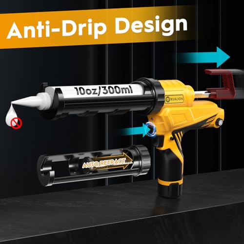 Electric Caulk Gun - Max 4000N Force, Variable Speed | Home Repair - Image 4