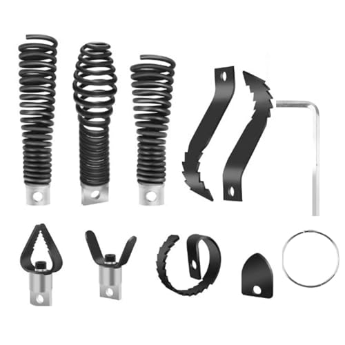 9Pcs Drain Auger Cutters, Drain Cleaner Attachments | Phone & Computer - Image 2