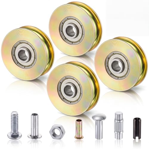 Therwen 4 Pack 1-1/4 Inch Sliding Glass Door Rollers Replacement - Image 2