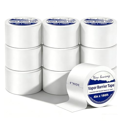 Vapor Barrier Tape 4" x180' 10 Roll Waterproof Seam Tape - Image 2