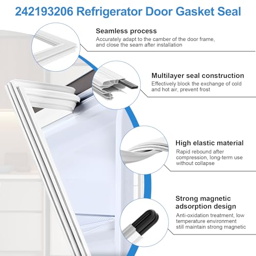 UPGRADED 242193206 Refrigerator Door Gasket Compatible | Home Repair - Image 6