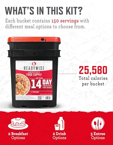 READYWISE Emergency Food Survival Supply 14 Day Bucket - Image 5