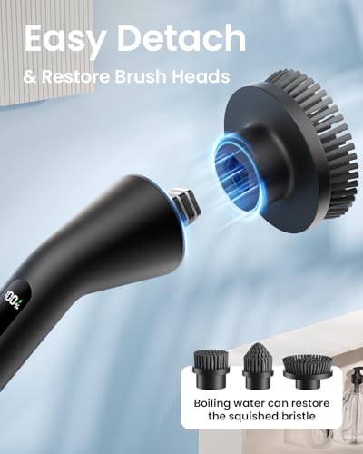 Electric Spin Scrubber, Power Shower Cleaning Brush - Image 5