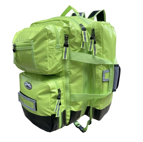 Kemp USA Ultimate EMS Backpack Neon Green Emergency - Image 3