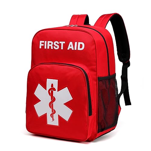 Empty First Aid Backpack Waterproof Emergency Medical - Image 2