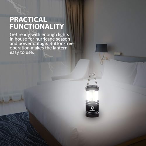 Gold Armour Camping Lantern, Battery Powered LED Lanterns - Image 5
