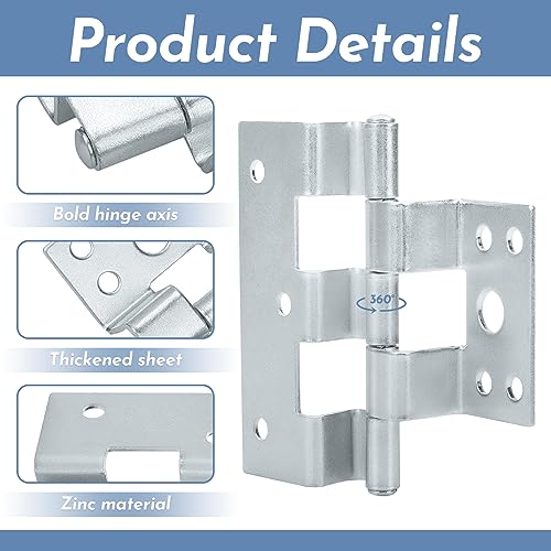 3 Pack Door Hinges for Combination Doors Replacement for Elixir - Image 4
