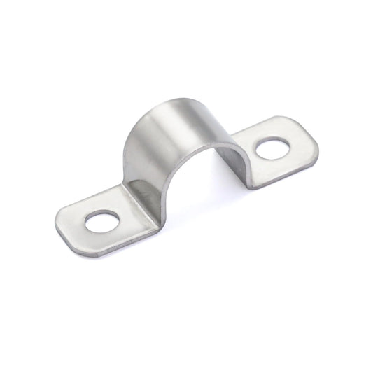 1/4 Inch Stainless Steel Conduit Clamps 2 Hole Pipe Clamps - Image 1