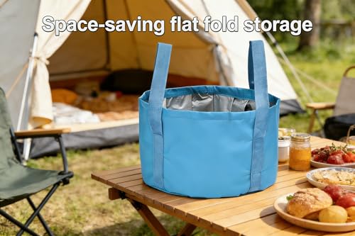 Foldable Washing Basin, Portable Bucket for Camping & Travel - Image 4