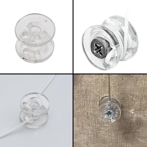 20 PCS Pleated Shade Hold Downs Spool Tensioner, Window - Image 5