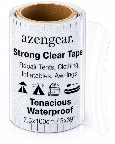Clear Tenacious Waterproof Tape for Tents, Inflatables - Image 2
