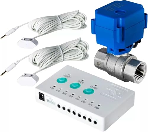 Water Leak Detector with 3/4” Brass Automatic Shut-Off Valve - Image 2