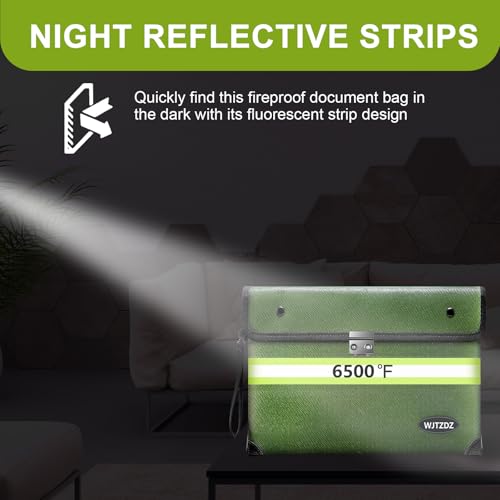 Fireproof and Waterproof Document Bag,Portable Fire - Image 6