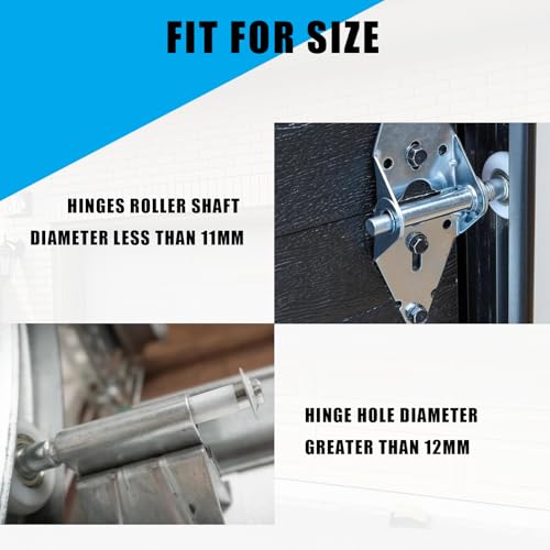 Garage Door Hinge Quiet Roller Sleeves Hardware Tools - Image 7
