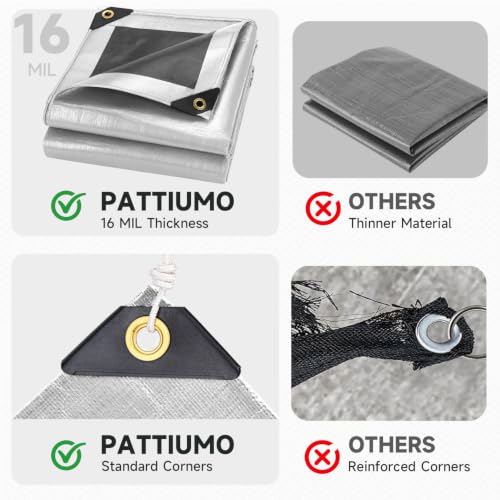 Heavy Duty Waterproof Tarp, 10 x 20 FT - Image 7