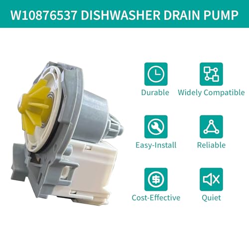 AMOILS W10876537 Dishwasher Drain Pump Replacement - Image 4