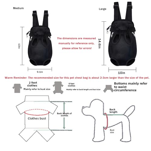 Pet Carrier Backpack, Adjustable Pet Front Carriers - Image 3