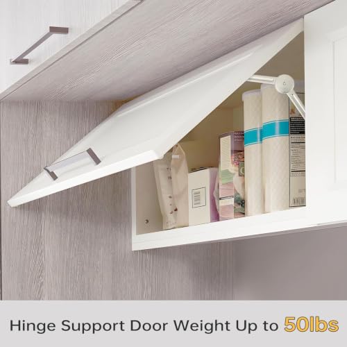 HBL' 2 Pack | Tension Adjustable Lid Support Hinges for Overhead - Image 6