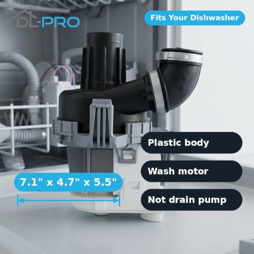 DL-PRO Circulation Pump W11032770 for Whirlpool Kenmore - Image 4