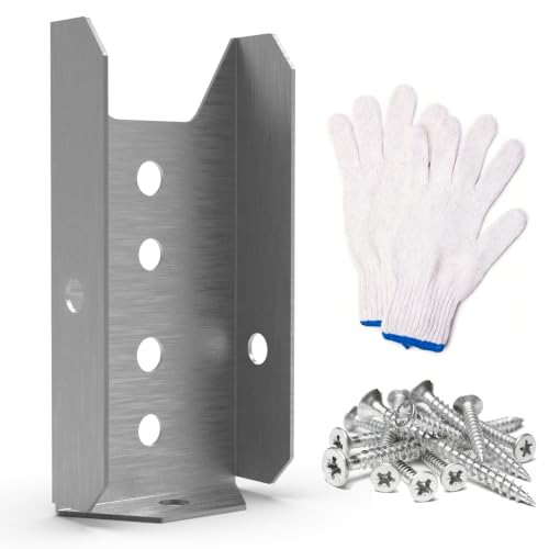 50 Pack 2x4 Fence Rail Brackets for Lumber, 18 Gauge Galvanized - Image 2