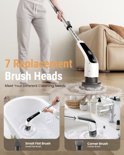 Electric Spin Scrubber, 44 in-lbs High Torque Shower - Image 6