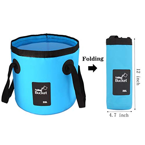 2 Pack Collapsible Buckets,Camping Water Storage Container - Image 4