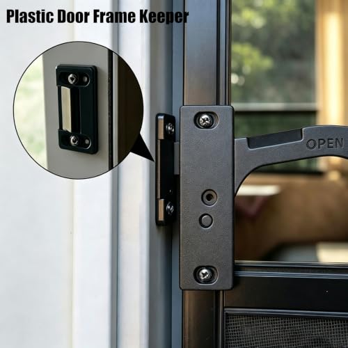 Aluminum RV Screen Door Latch – Right-Hand Handle Replcement Kit - Image 5