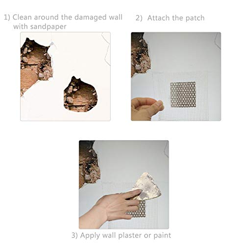 3 Pieces 2 Inch Wall Patch Repair, Drywall Repair Patch | Home Repair - Image 5
